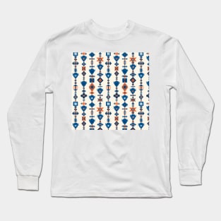 Tribal Bison Heads Long Sleeve T-Shirt